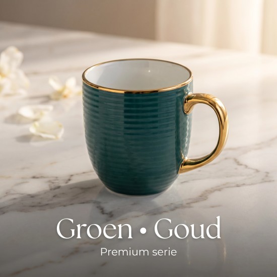 Gepersonaliseerd Moederdag Cadeaupakket: Luxe Koffiemok & 4 Foto Magneten