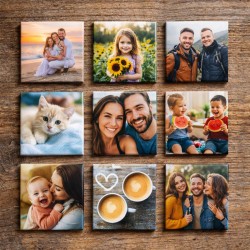 Vierkante koelkastmagneten