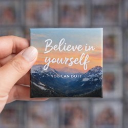 Vierkante koelkastmagneten