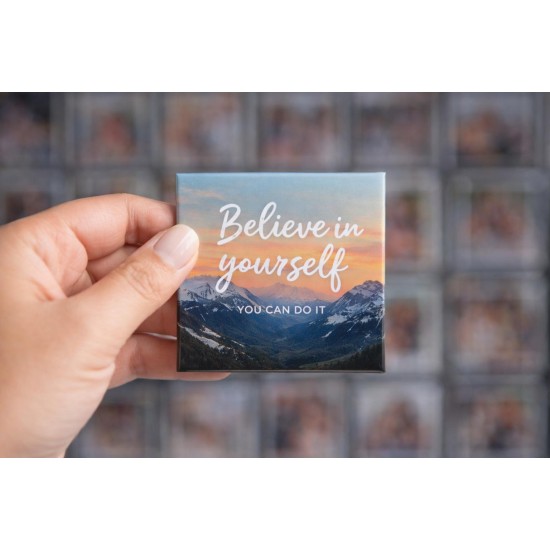 Vierkante koelkastmagneten