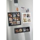Acrylic Magnet Gallery – Premium Magneetbord met Staander & Magnetische Bevestiging 4 Gird vierkant