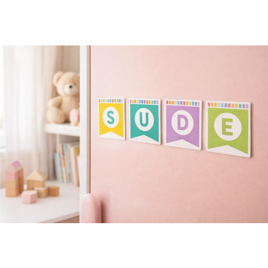 SQR Kids – Vlaggen Alfabet Magneten